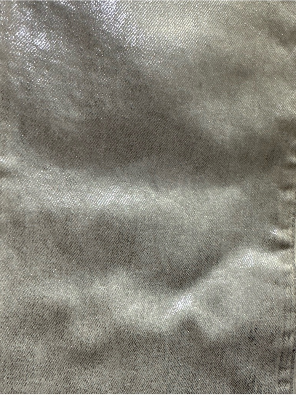 Frame Denim White Metallic Flared Crop Jeans - Picture 7 of 7